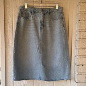 Old Navy extra high rise denim skirt